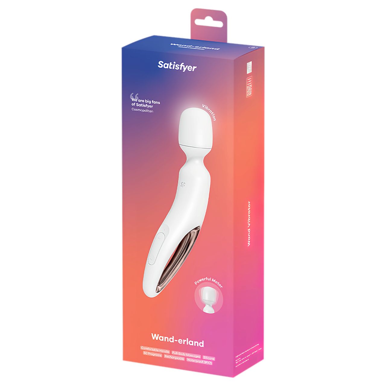 Satisfyer Wand-erland - masszírozó vibrátor (fehér)