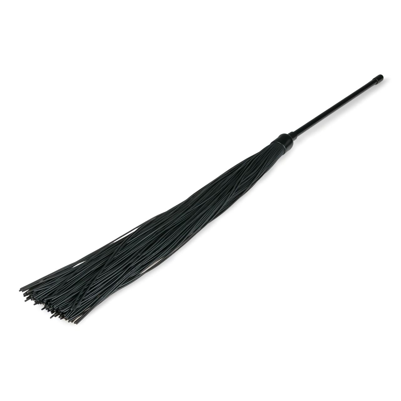 EasyToys Tickler - csípős szilikon korbács (fekete)
