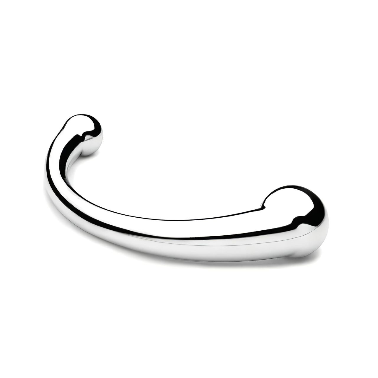 NJOY Pure Wand - anál horog dildó (ezüst)