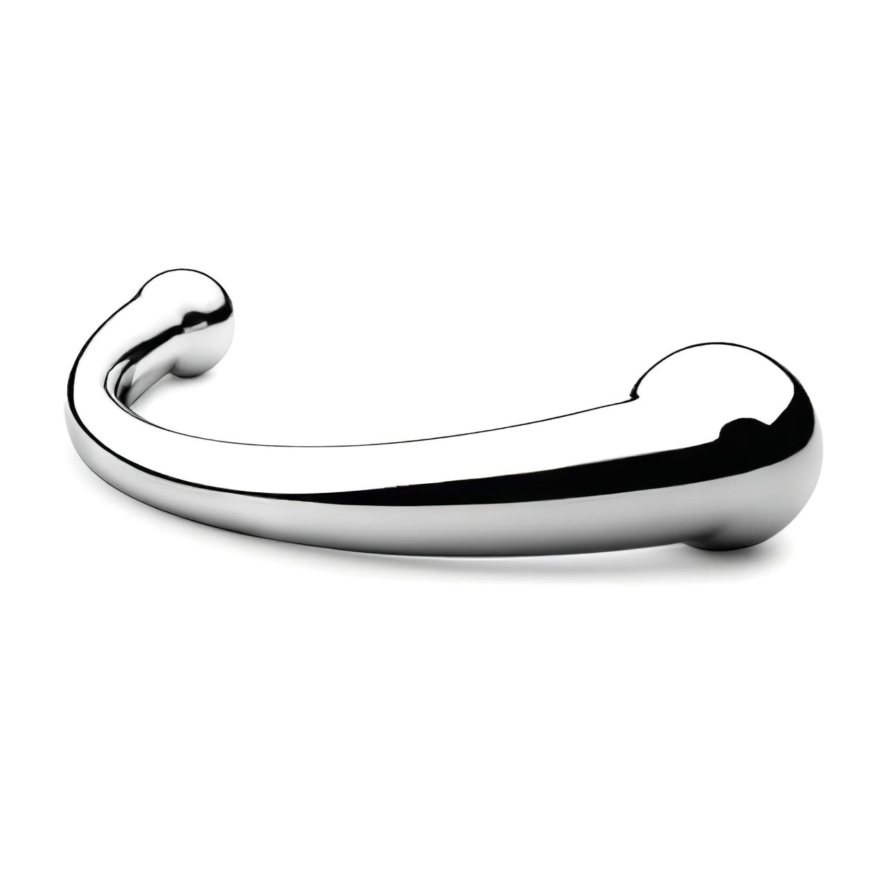 NJOY Pure Wand - anál horog dildó (ezüst)