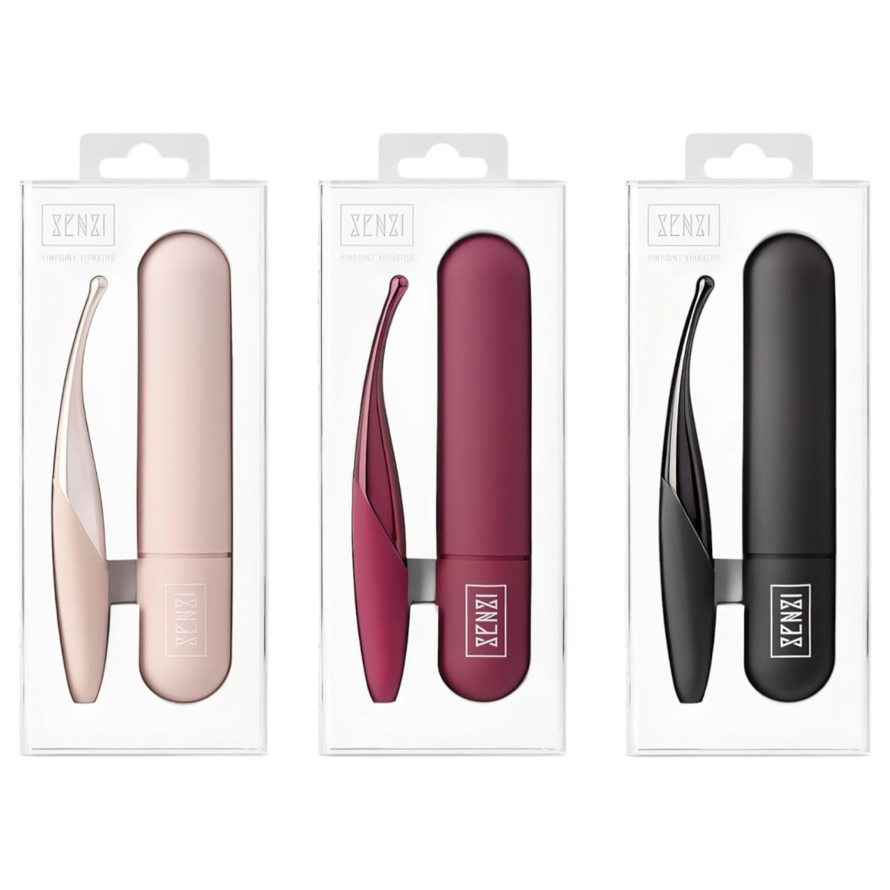 Senzi - akkus, vízálló csiklóizgató vibrátor (pink)
