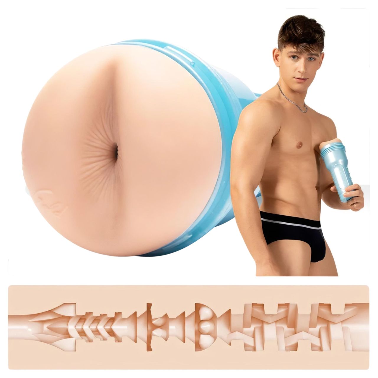 Fleshjack Reno Gold - élethű anál maszturbátor (testszínű) Fleshjack Reno Gold - élethű anál maszturbátor (testszínű)