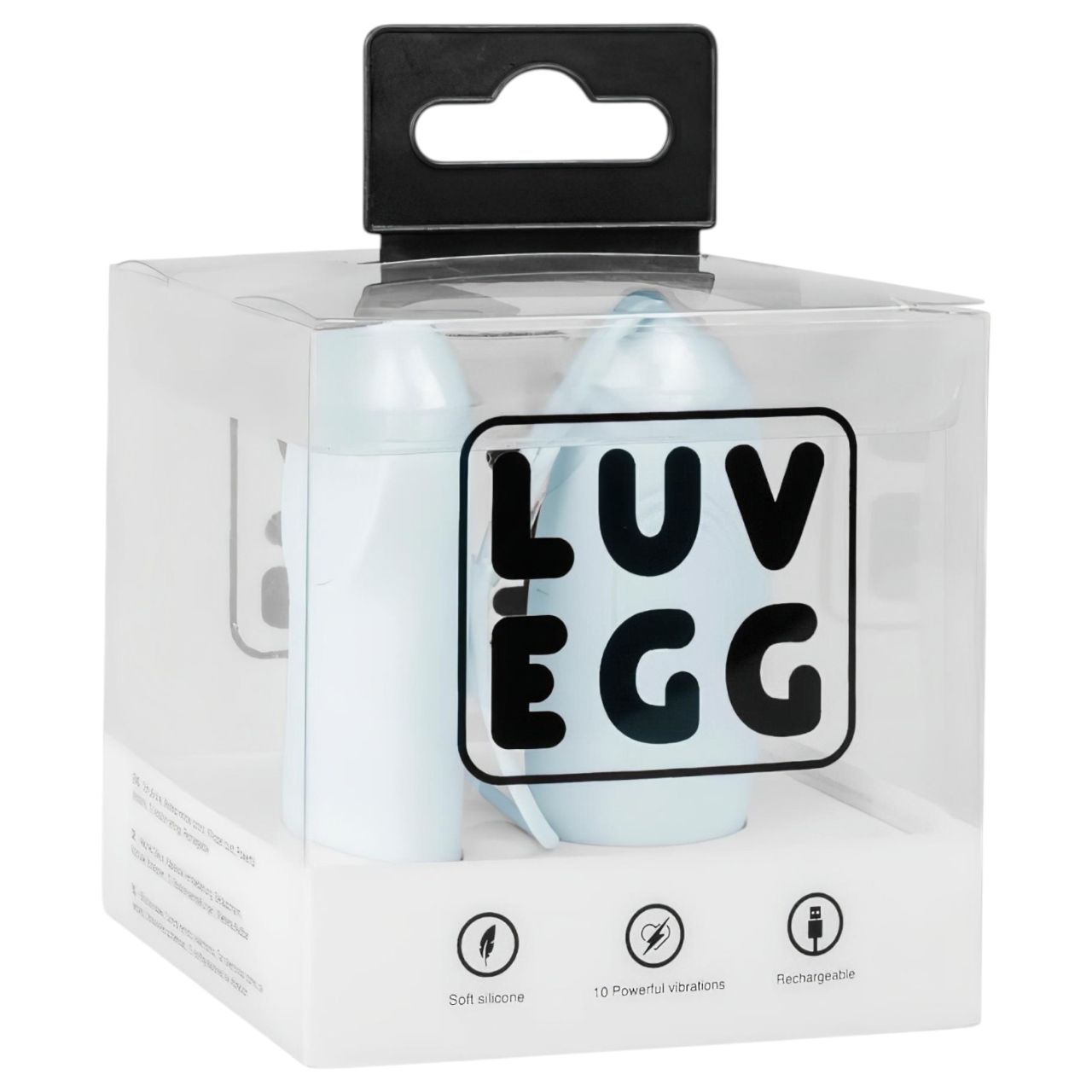 LUV EGG - hordható akkus, rádiós vibrotojás (kék)