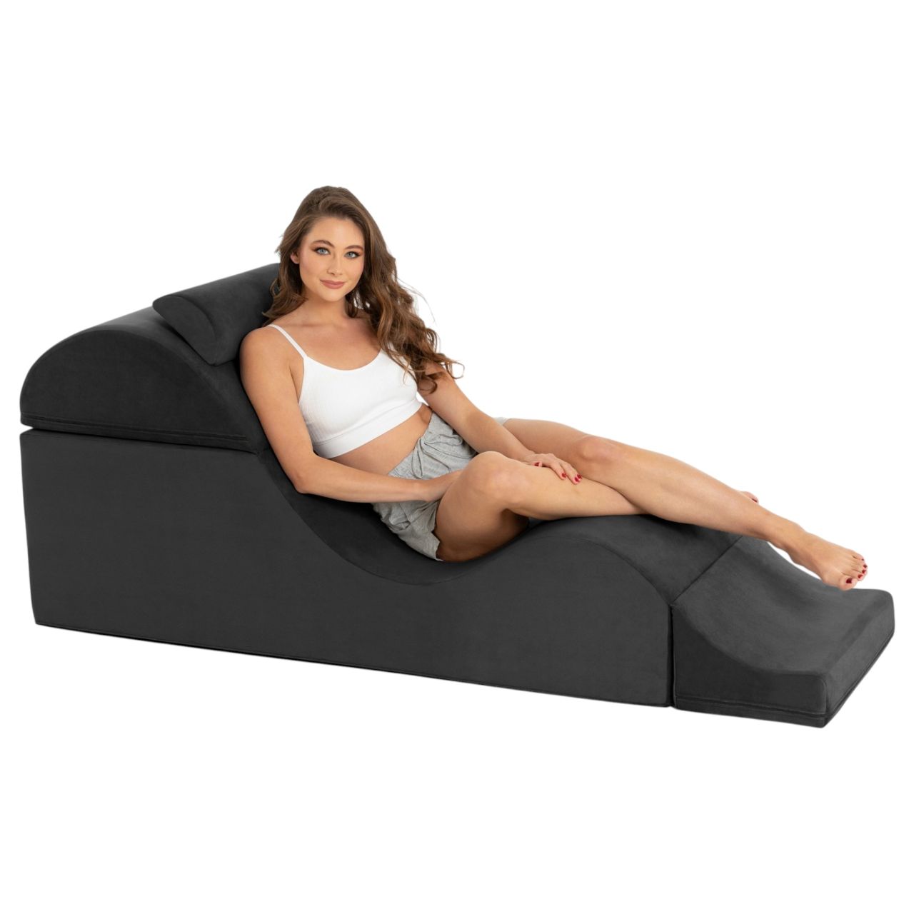 Liberator Aria Flip Chaise - dönthető szexbútor (fekete)