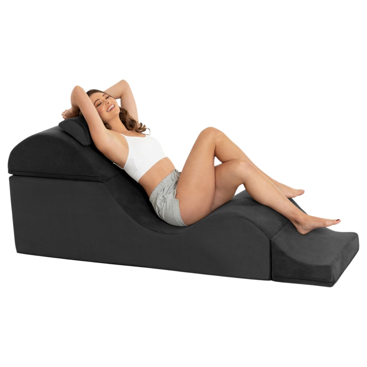 Liberator Aria Flip Chaise - dönthető szexbútor (fekete)