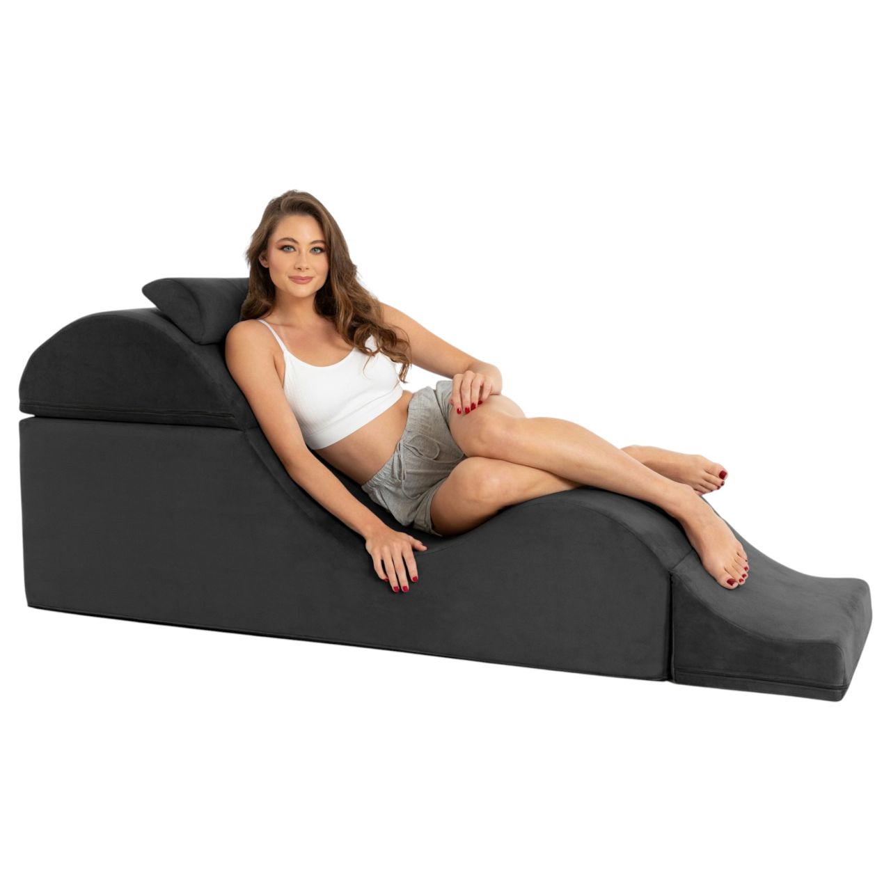 Liberator Aria Flip Chaise - dönthető szexbútor (fekete)