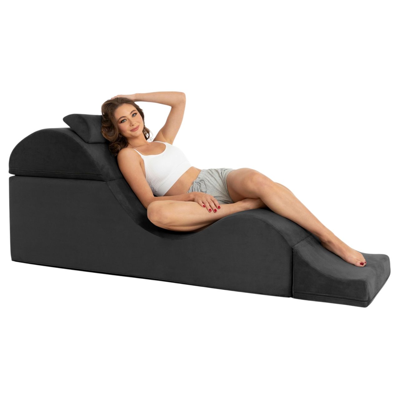 Liberator Aria Flip Chaise - dönthető szexbútor (fekete)
