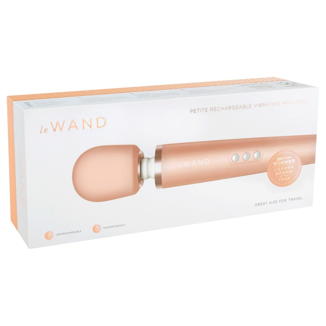 le WAND Petite - prémium akkus masszírozó vibrátor (Rose Gold)