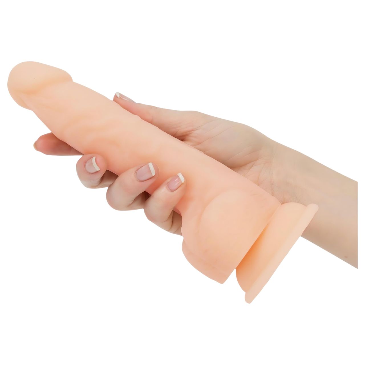 Naked Addiction Rotating 8 - forgó vibrátor (20 cm, testszínű)