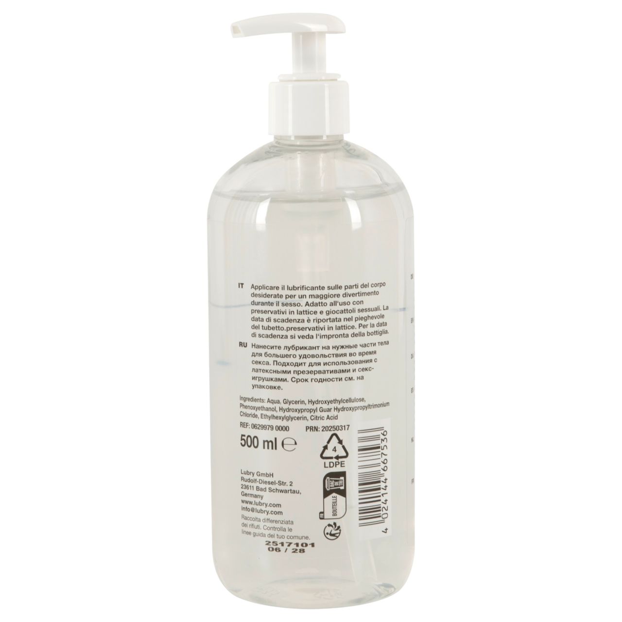Just Glide Toylube - vízbázisú síkosító játékszerekhez (500ml)
