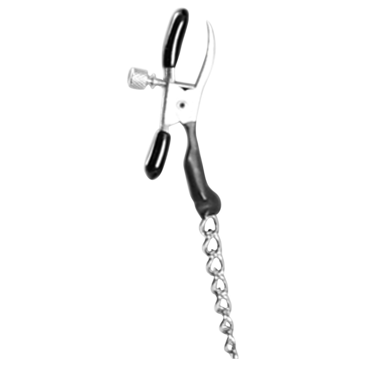 Fetish Fantasy - láncos mellbimbó csipesz pároknak, BDSM kellék