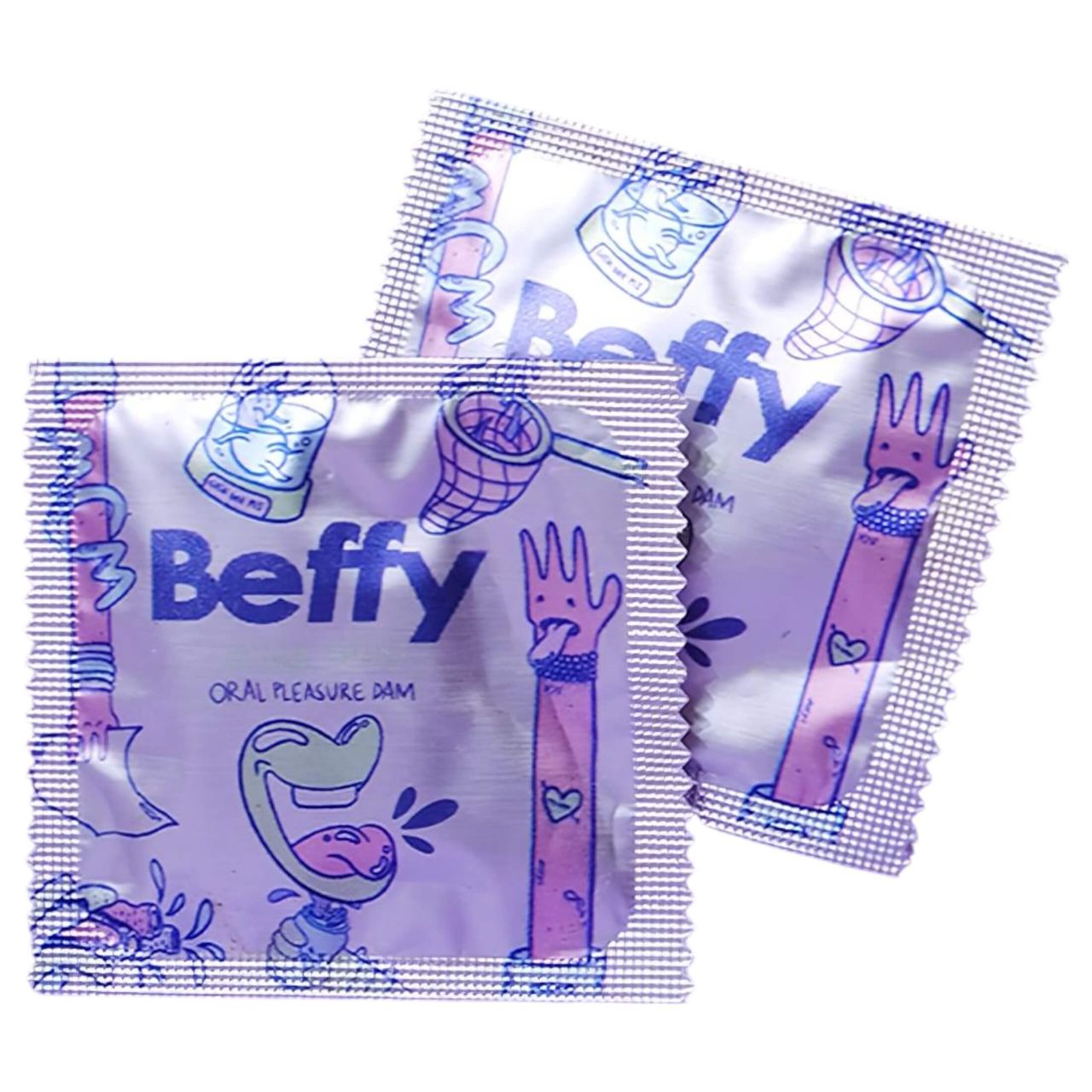 Beffy - ultravékony latex nyalókendő orális szexhez (2 db)