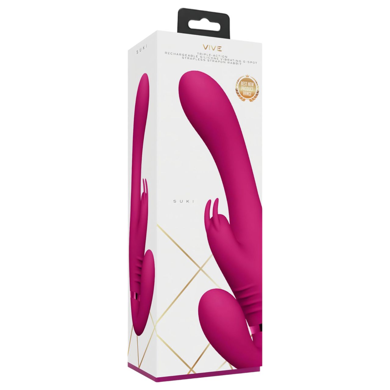 Vive Suki - felcsatolható vibrátor tartópánt nélkül (pink)