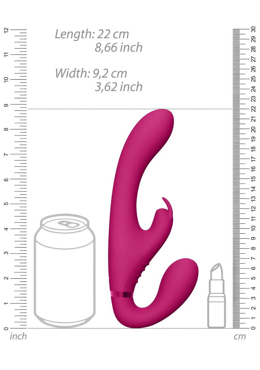 Vive Suki - felcsatolható vibrátor tartópánt nélkül (pink)