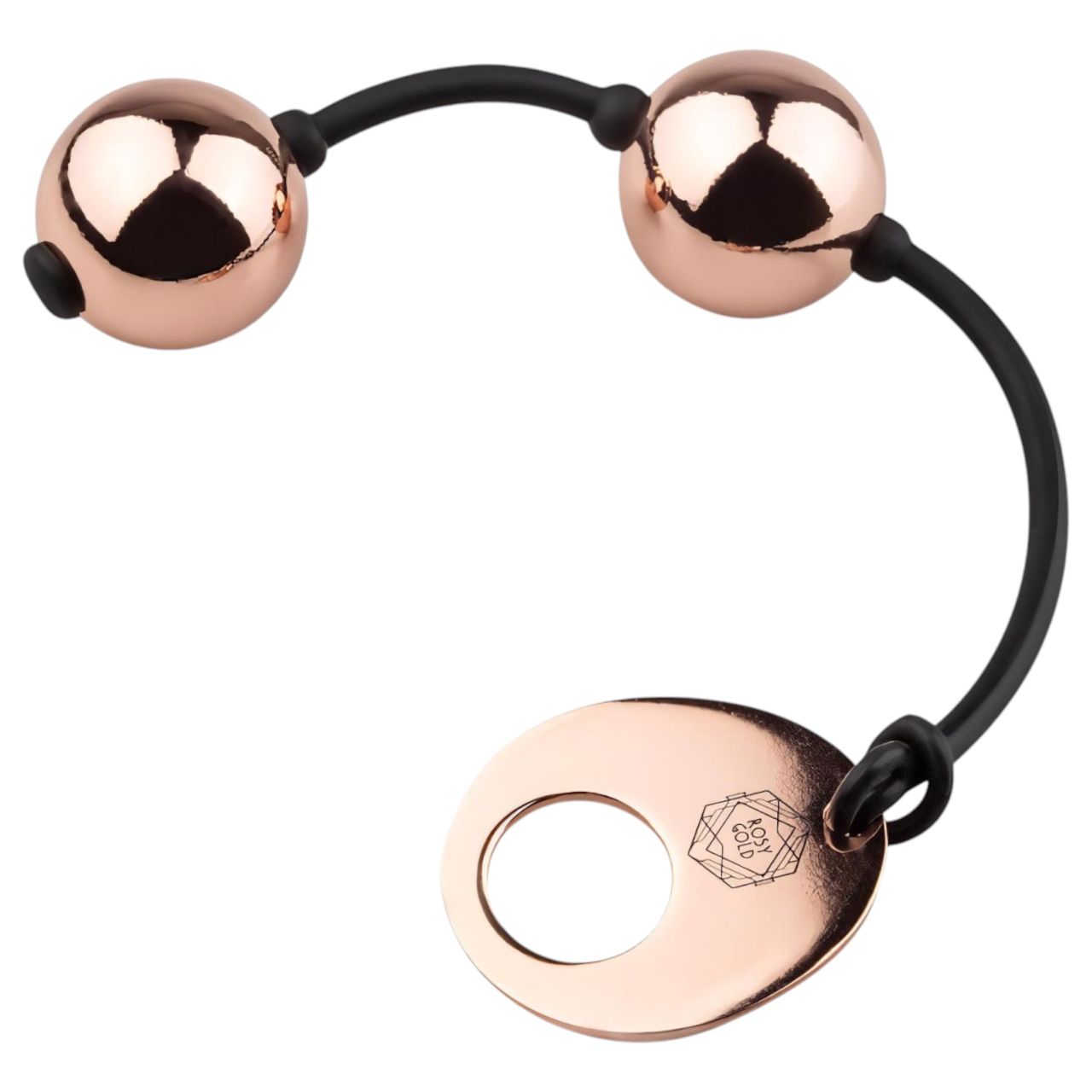 Rosy Gold Ben Wa - gésagolyó kegel tornához (rosegold) Rosy Gold Ben Wa - gésagolyó kegel tornához (rosegold)