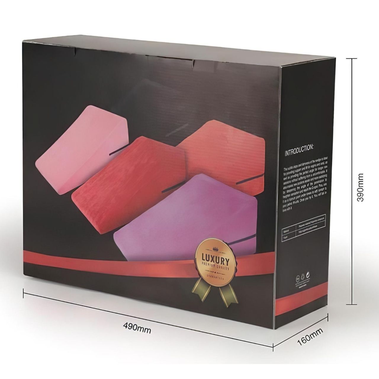 Desirel Magic Pillow ék szexpárna szett - kicsi + nagy (piros)