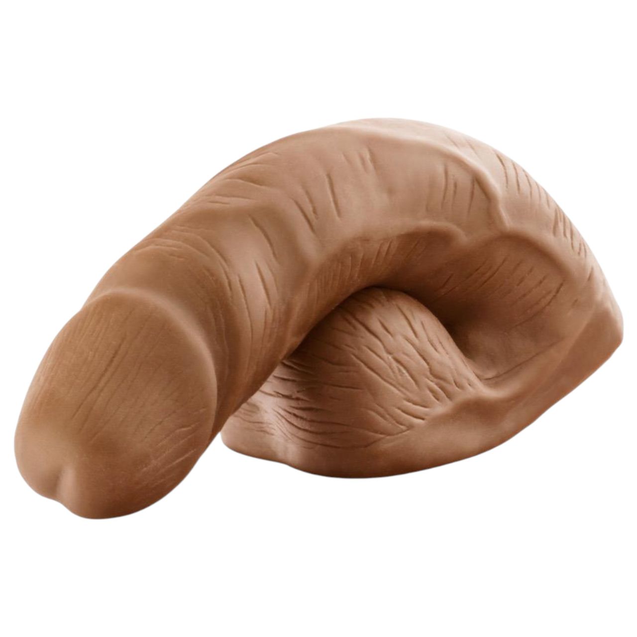 Blush UrSelf Affirm - élethű packer barna műpénisz (13 cm)