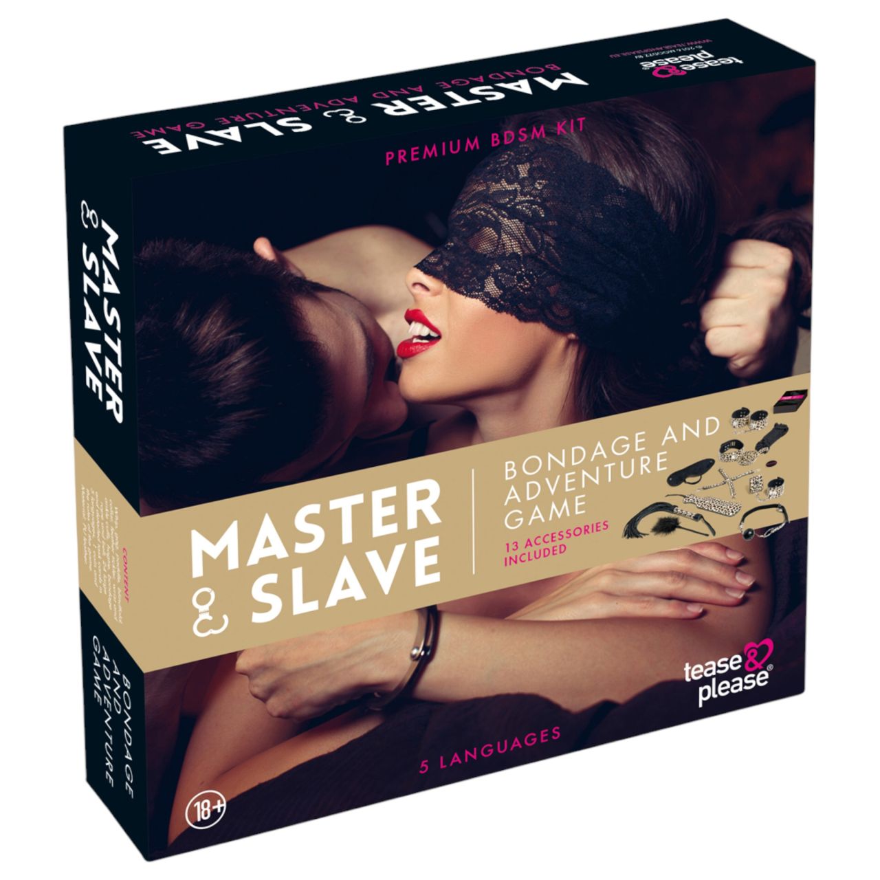 tease & please - Master & Slave - prémium BDSM kaland szett pároknak (13 részes)