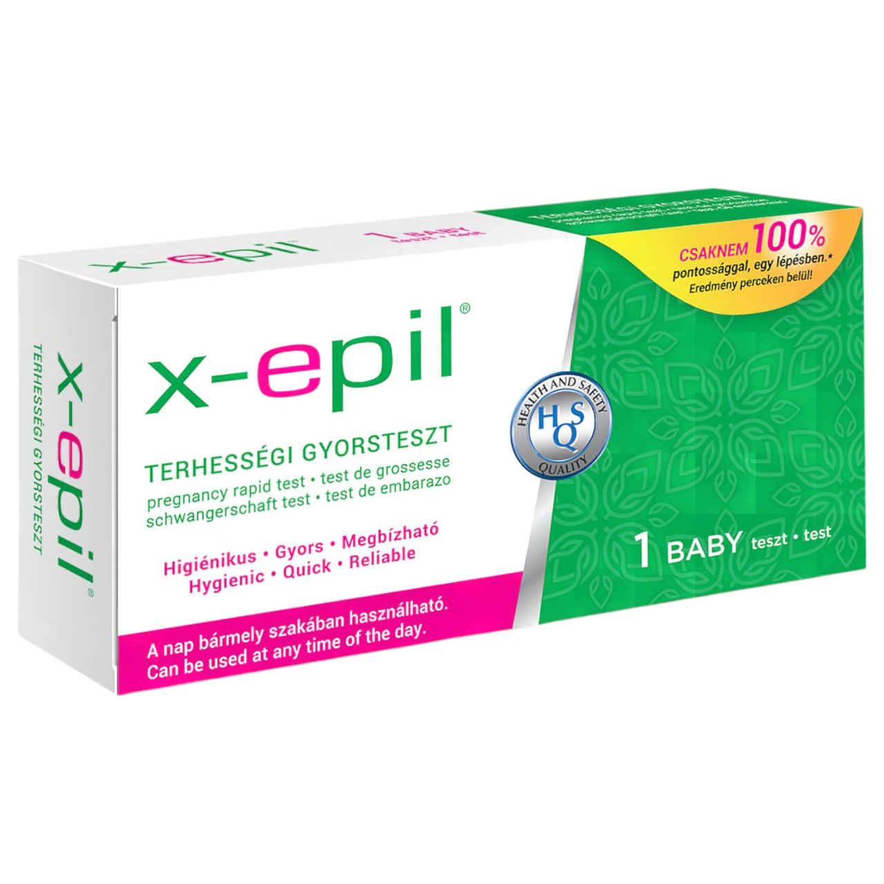 X-Epil - terhességi gyorsteszt csík otthoni használatra (1 db)