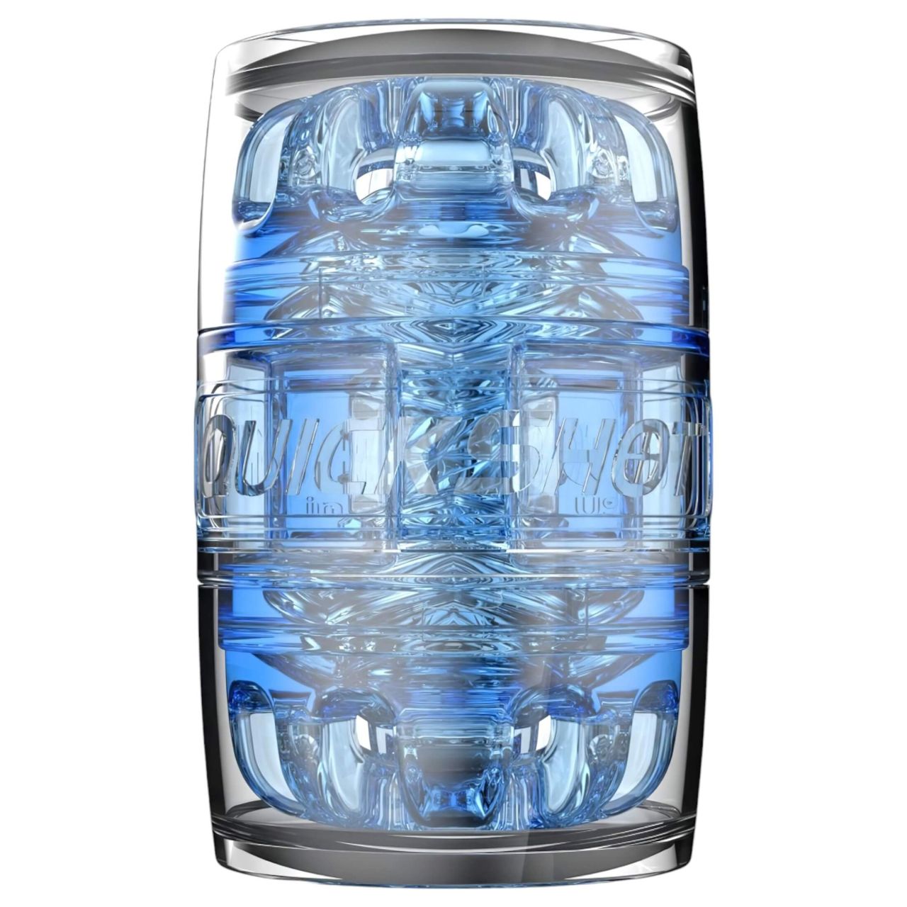 Fleshlight Quickshot Turbo - kétvégű utazó maszturbátor (kék)