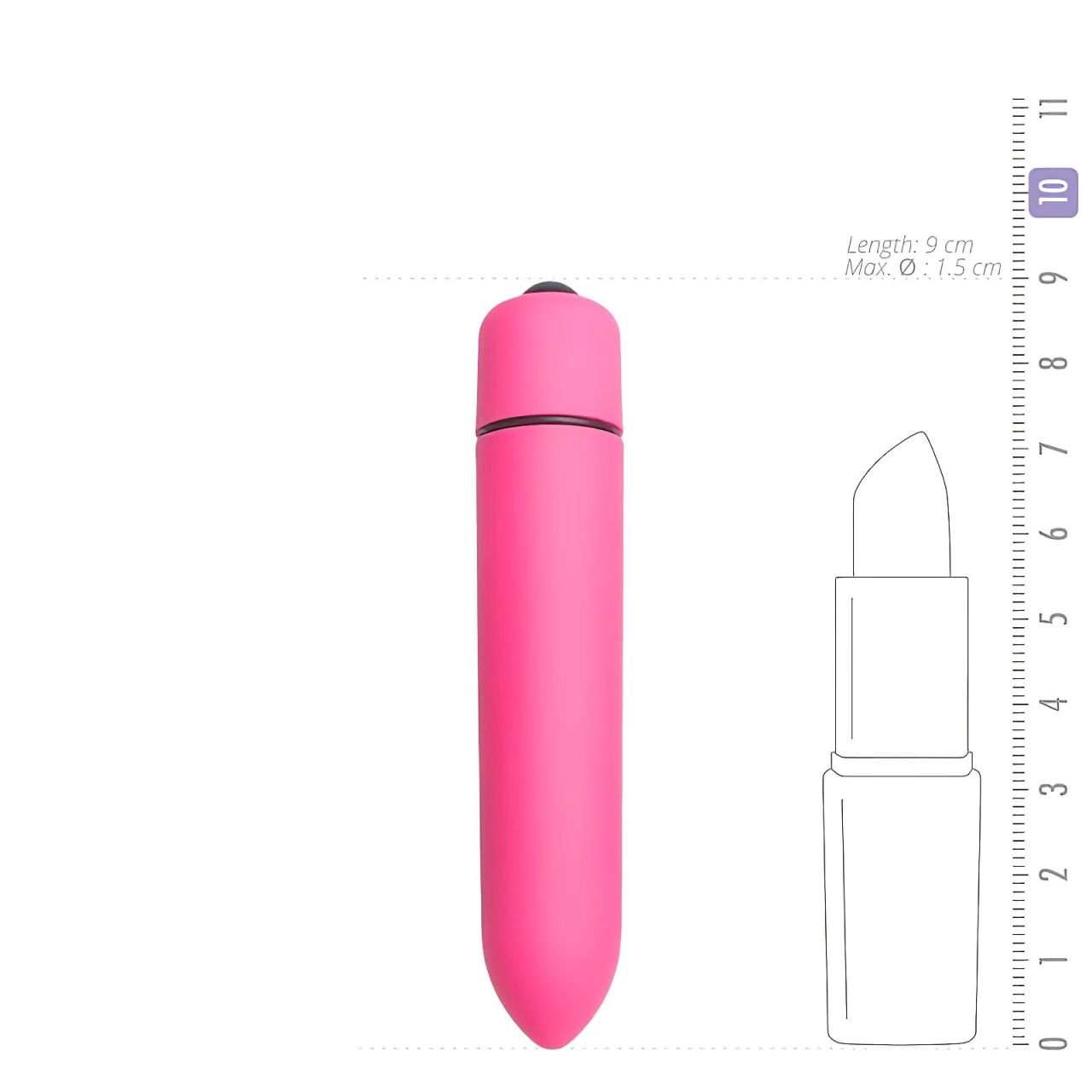 EasyToys Bullet - rúdvibrátor (pink)