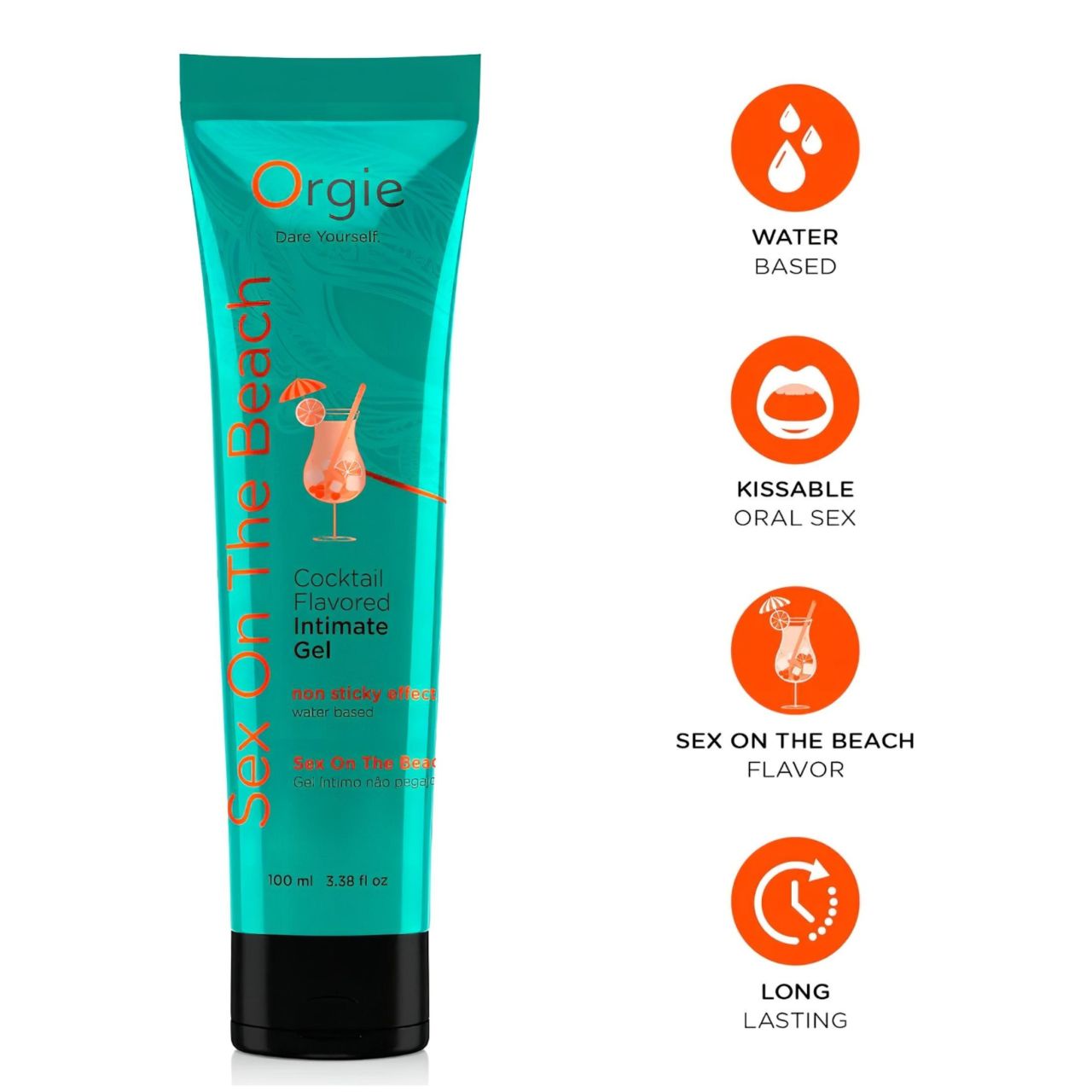 Orgie Cocktail Sex On The Beach - ehető vízbázisú síkosító (100 ml)