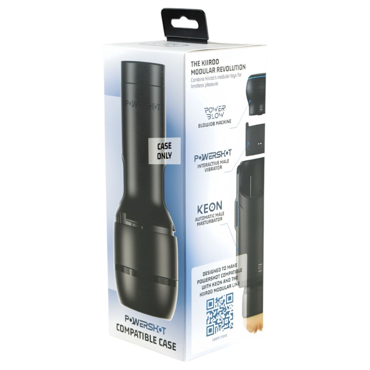 Kiiroo PowerShot kompatibilis maszturbátor tok férfiaknak (fekete)