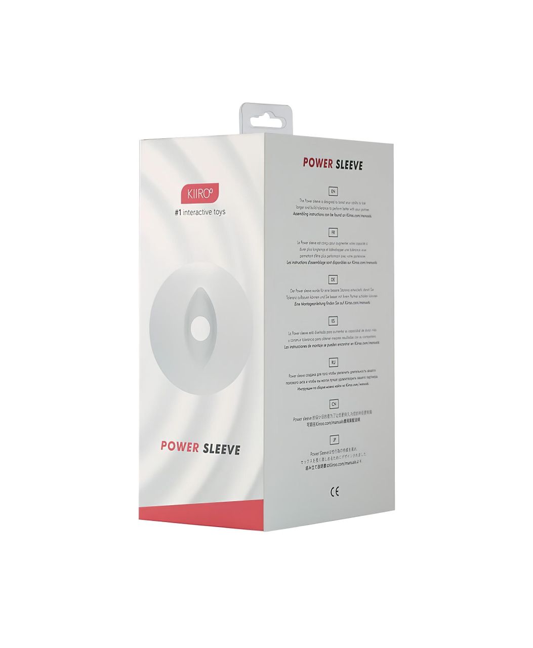 Kiiroo Titan Power - maszturbátor betét férfiaknak (átlátszó)