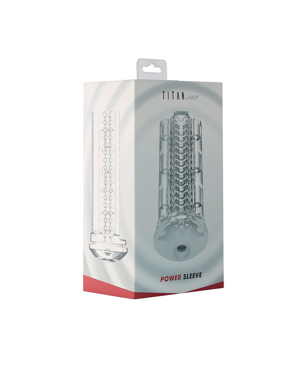 Kiiroo Titan Power - maszturbátor betét férfiaknak (átlátszó)