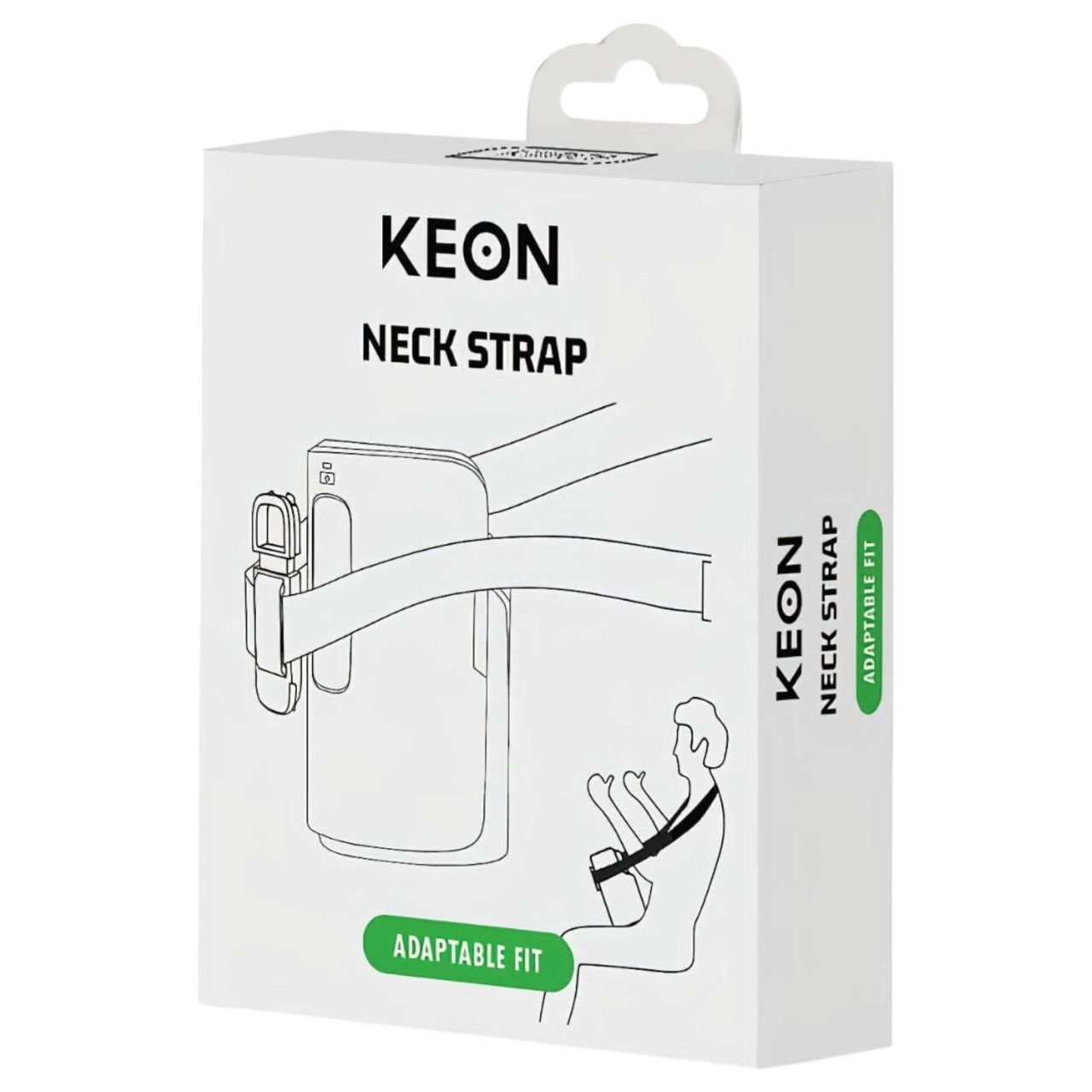 Kiiroo Keon - maszturbátor nyakpánt férfiaknak (fekete)