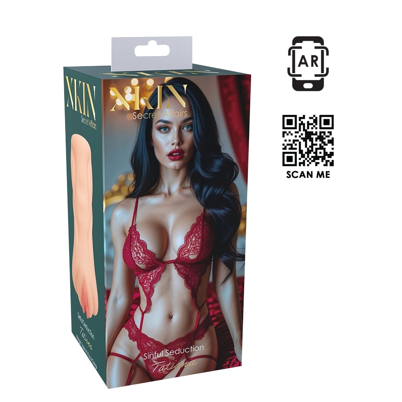 XKIN Seduction Tatiana - élethű műpunci maszturbátor (testszínű)