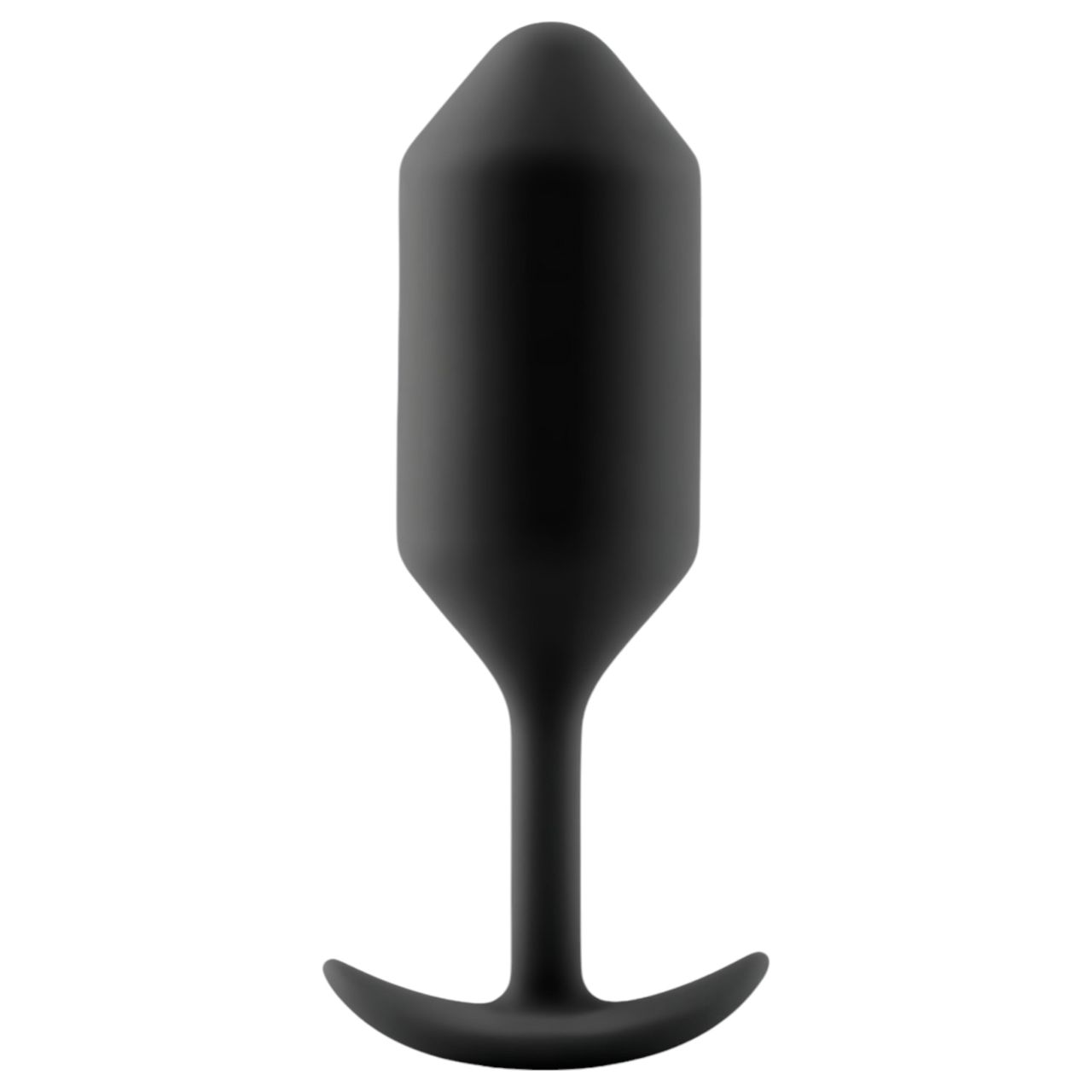 b-Vibe Snug Plug 3 - fekete dupla golyós butt plug, anál plug (180 g) b-Vibe Snug Plug 3 - fekete dupla golyós butt plug, anál plug (180 g)