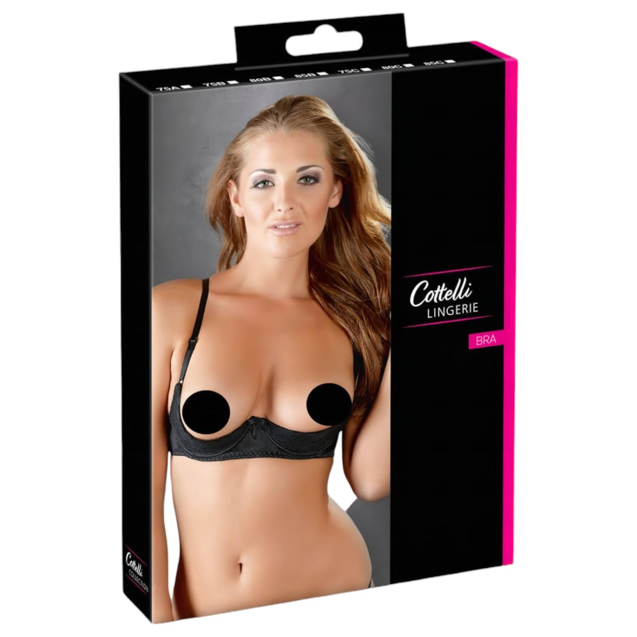 Cottelli - Basic push-up melltartó (fekete) Cottelli - Basic push-up melltartó (fekete)