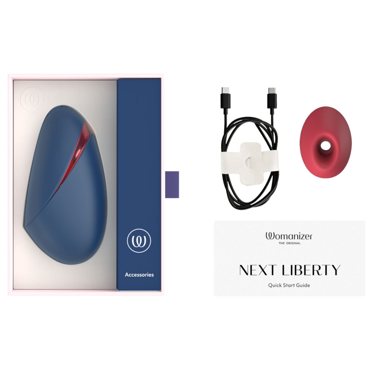 Womanizer Next Liberty - léghullámos csiklóizgató (kék) Womanizer Next Liberty - léghullámos csiklóizgató (kék)