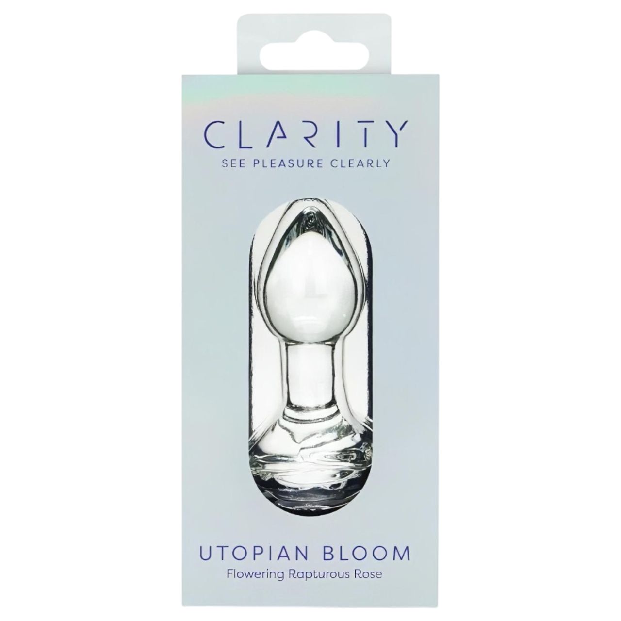 Clarity Utopian Bloom - üveg anál plug (átlátszó) Clarity Utopian Bloom - üveg anál plug (átlátszó)