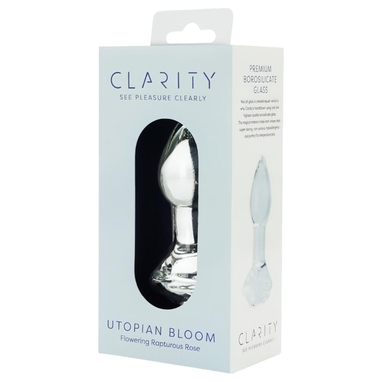 Clarity Utopian Bloom - üveg anál plug (átlátszó) Clarity Utopian Bloom - üveg anál plug (átlátszó)