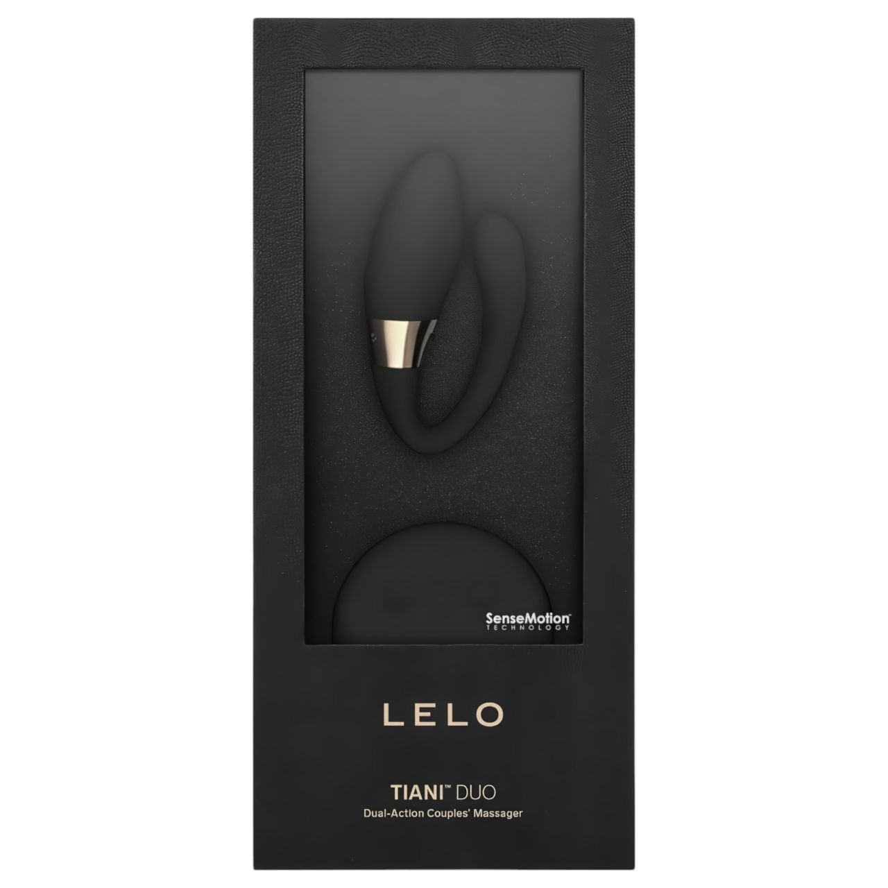 LELO Tiani Duo - akkus, szilikon párvibrátor (fekete)