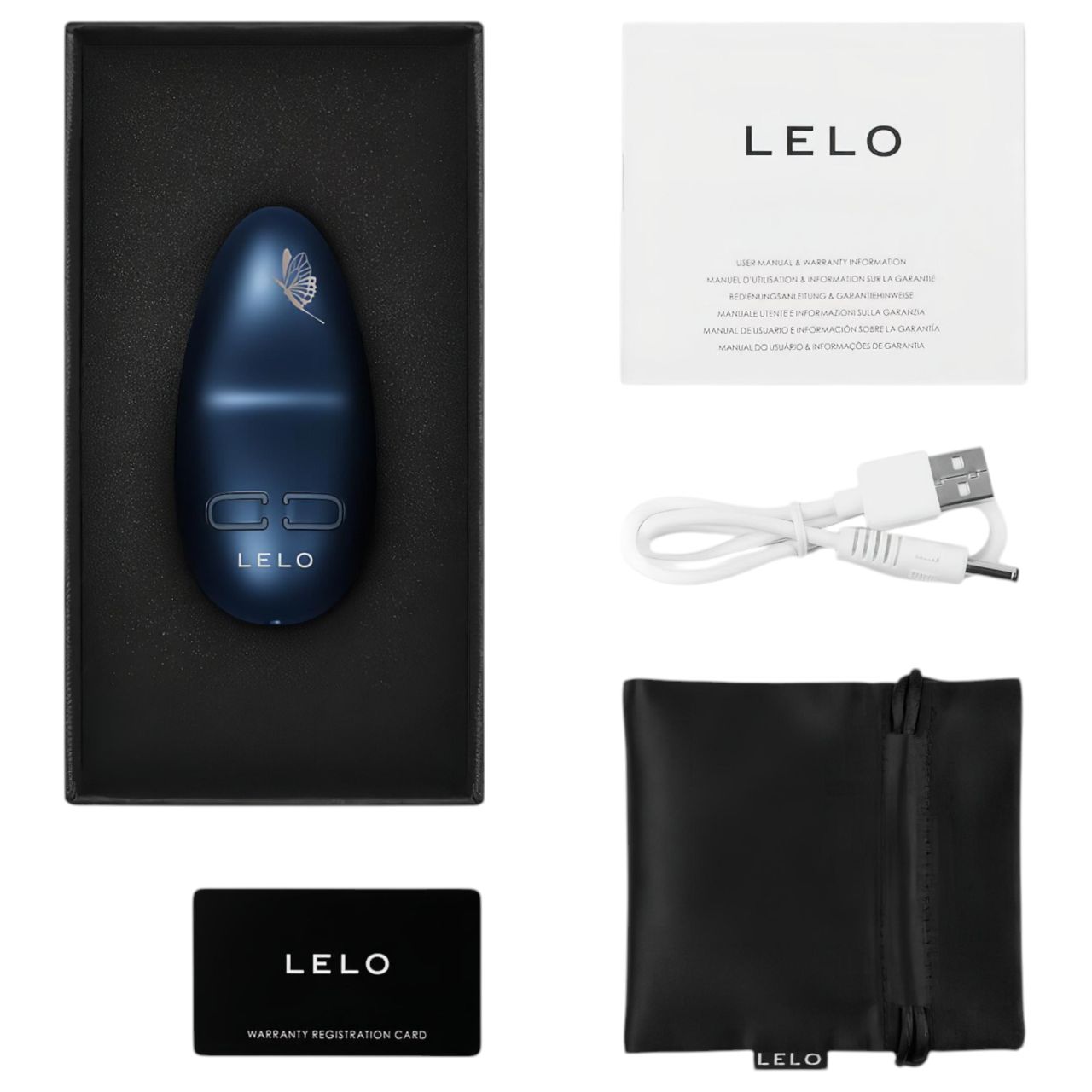LELO Nea 3 - akkus, vízálló csiklóizgató vibrátor (kék)
