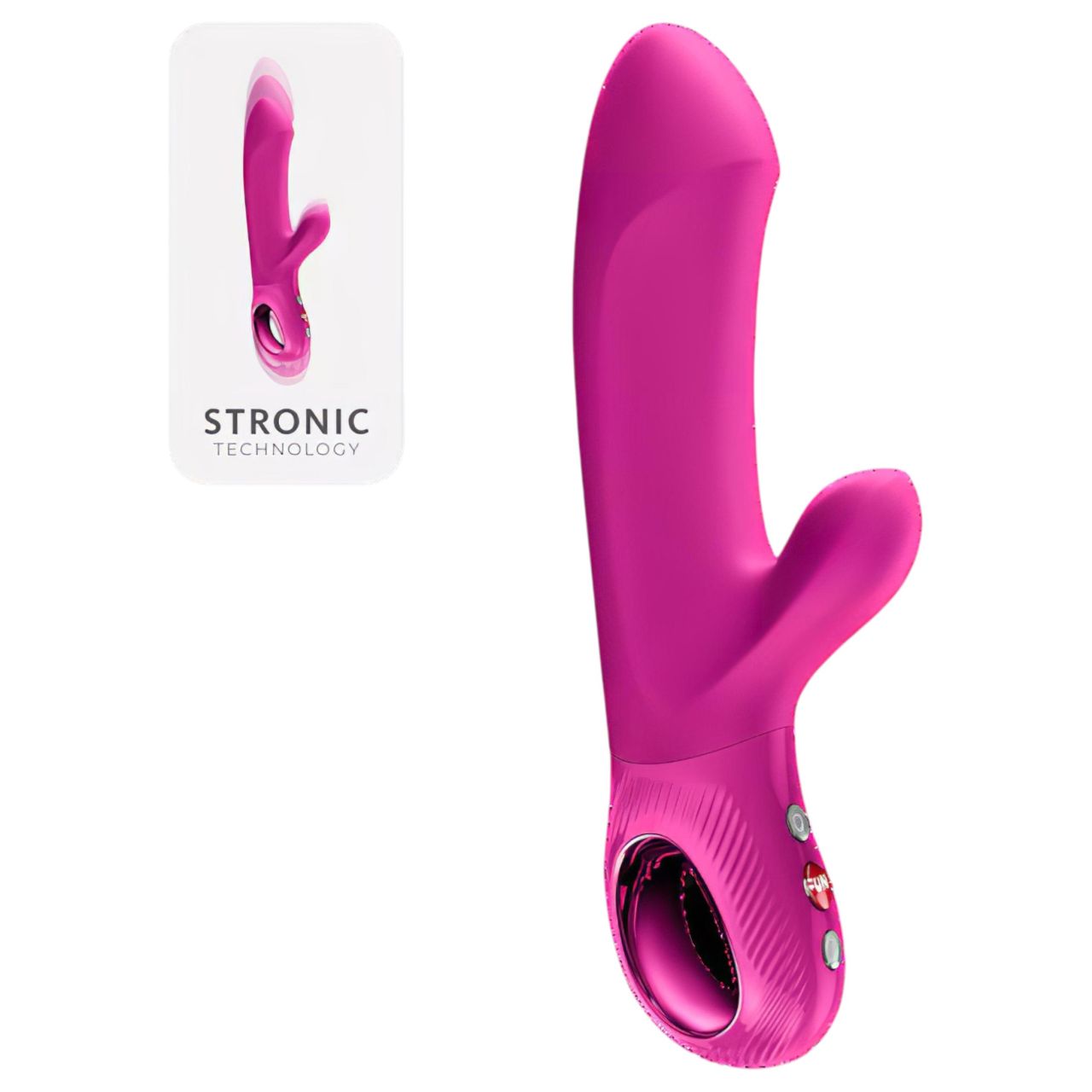 / Fun Factory Bi Stronic Embrace - lökő csiklókaros vibrátor (rózsaszín)