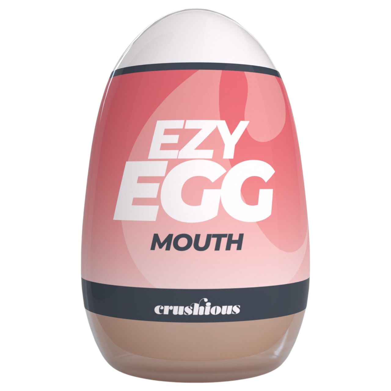 Crushious Ezy Egg Mouth - maszturbátor tojás férfiaknak (testszínű)