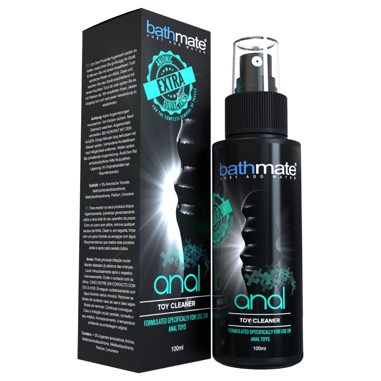 Bathmate - anál tisztító és fertőtlenítő spray szexjátékokhoz (100 ml)