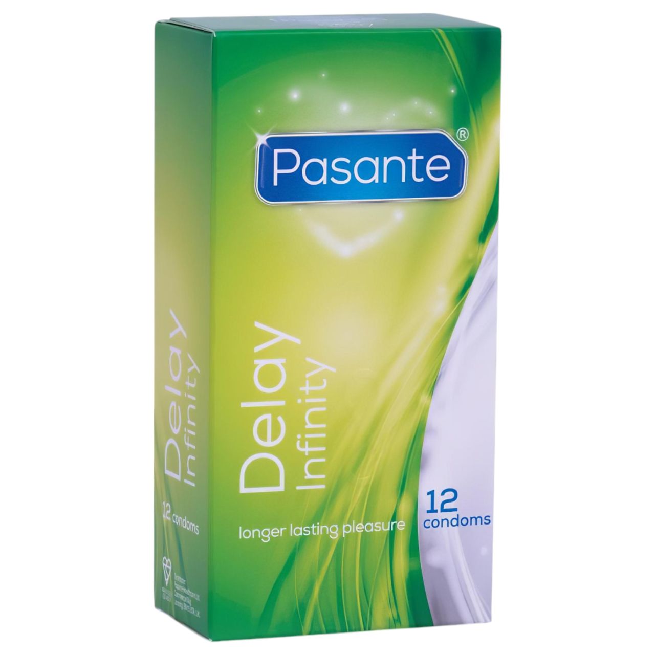 Pasante - késleltető hatású óvszer a hosszabb együttlétért (12 db)
