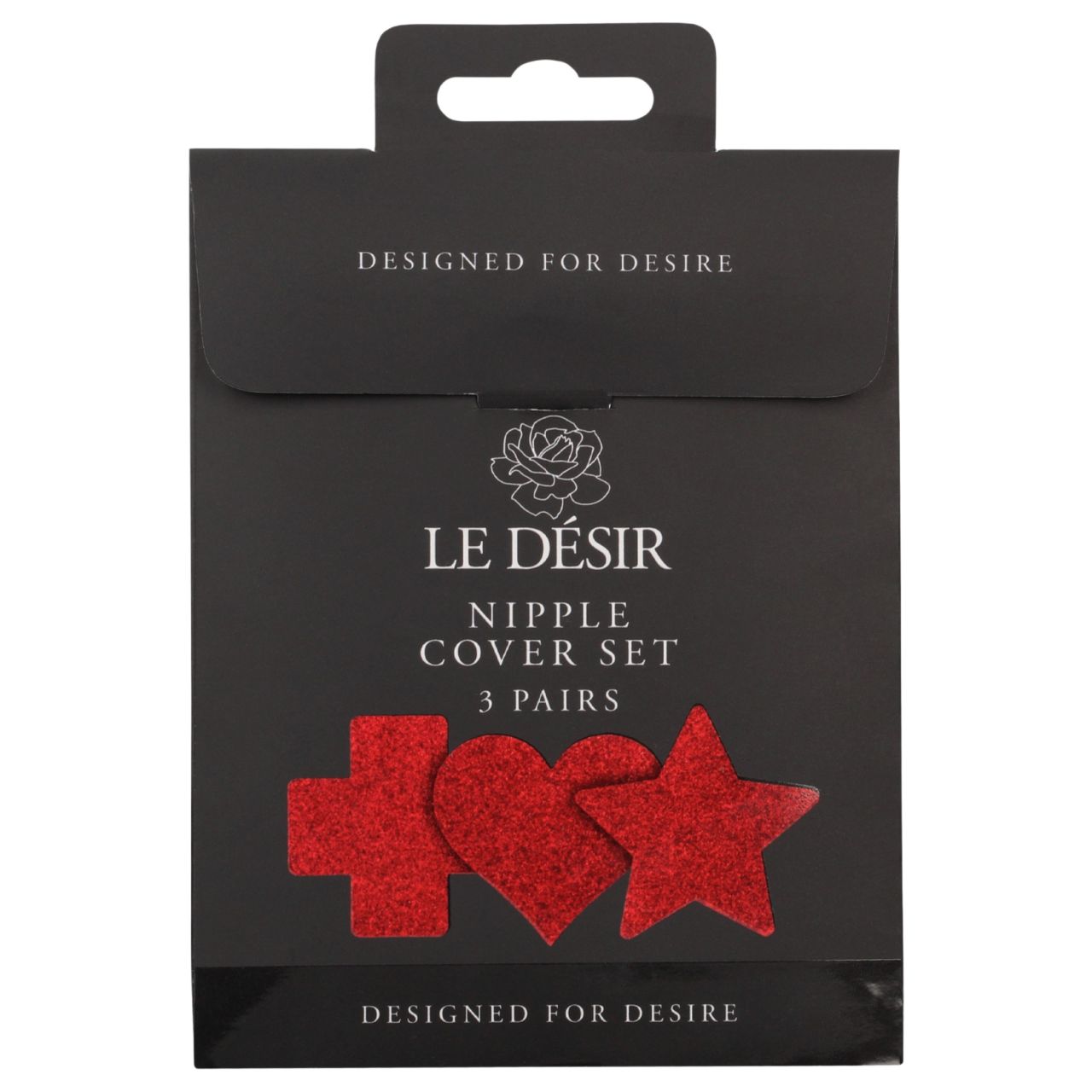Le Désir - bimbómatrica szett - 3 pár (piros)