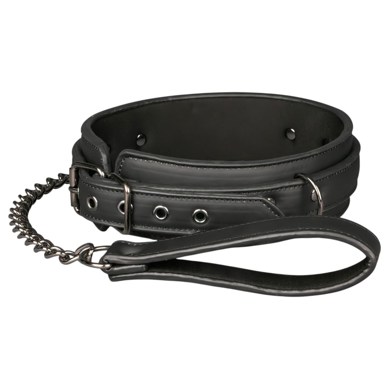 EasyToys - fétis nyakörv és póráz, bondage szett (fekete) EasyToys - fétis nyakörv és póráz, bondage szett (fekete)