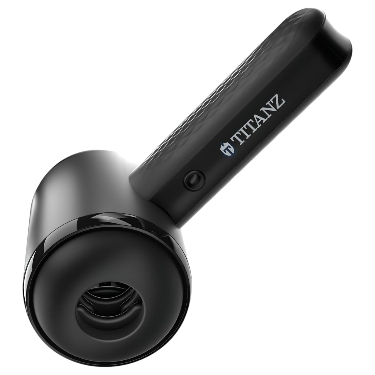 Titanz Thrusting Blow Gun - automata maszturbátor férfiaknak (fekete)