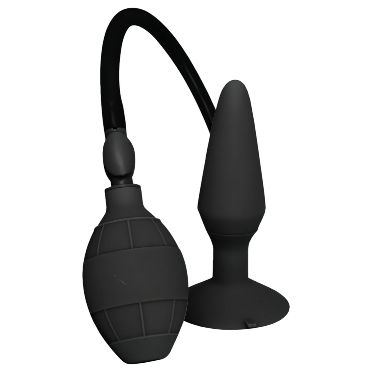 MenzStuff L - pumpálható anál plug (fekete, nagy) MenzStuff L - pumpálható anál plug (fekete, nagy)
