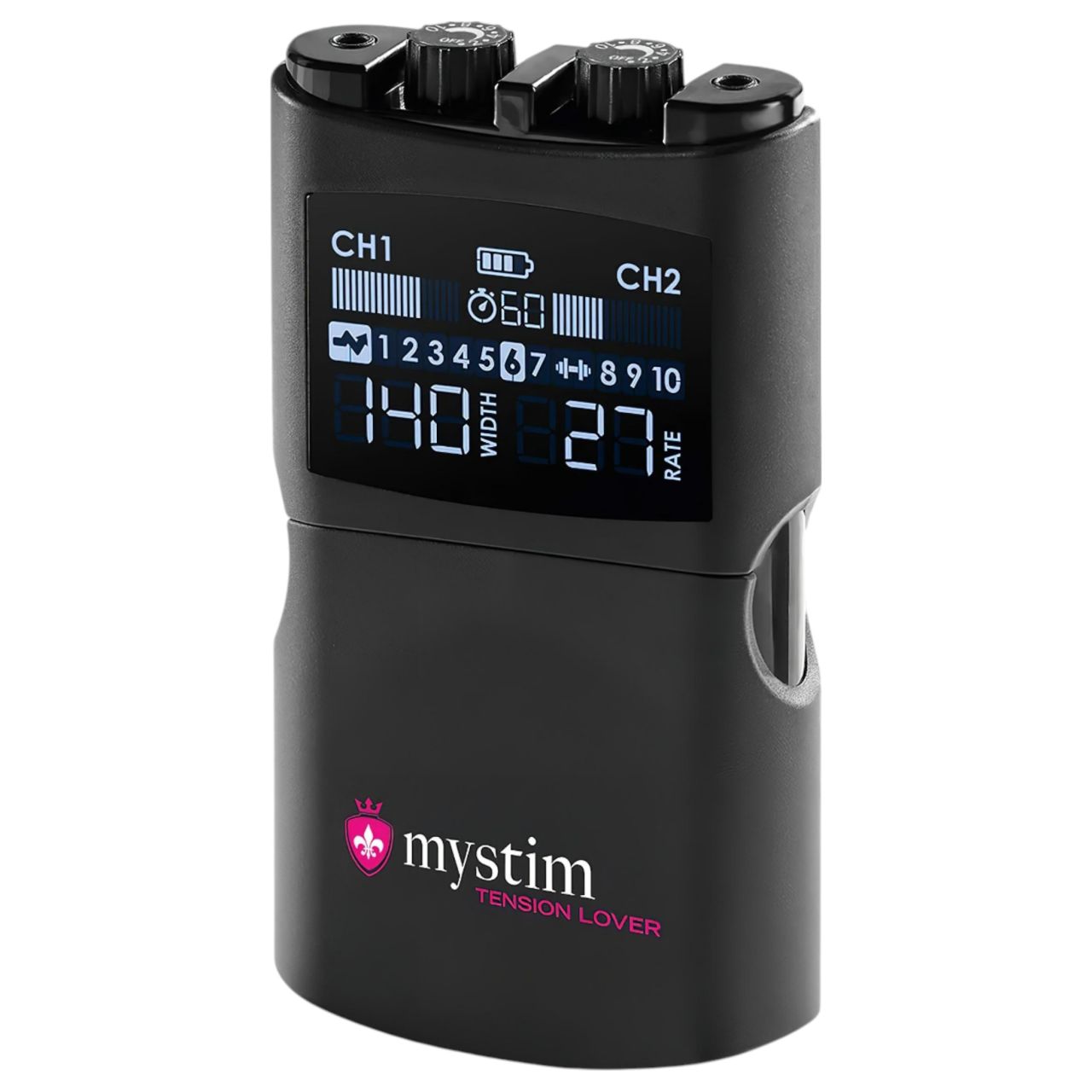 mystim Tension Lover 2 - digitális elektro szett (fekete) mystim Tension Lover 2 - digitális elektro szett (fekete)