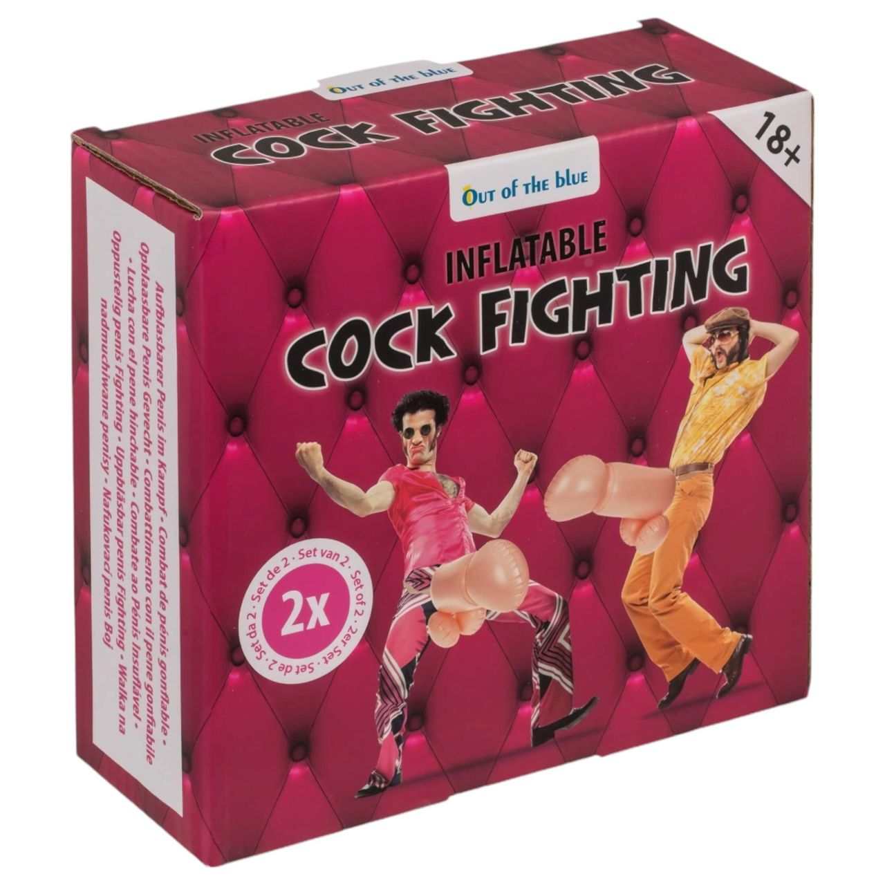 Cock Fighting - felfújható felcsatolható pénisz (testszínű)