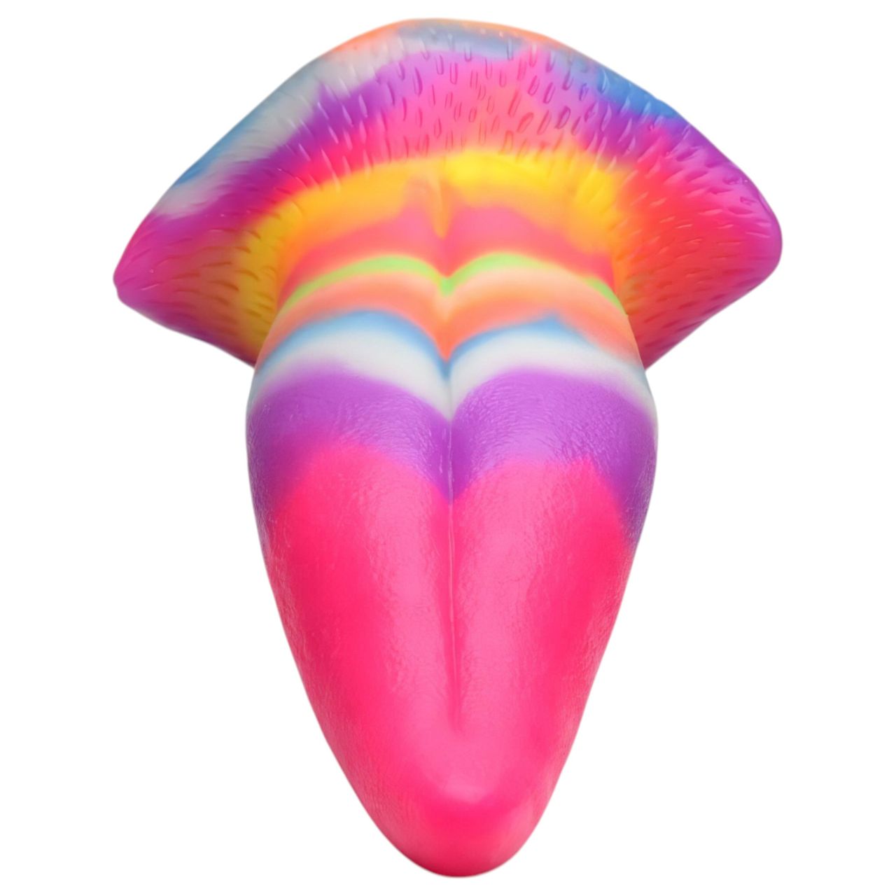 Creature Cocks Tongue - sötétben világító szilikon fantázia dildó (21 cm)
