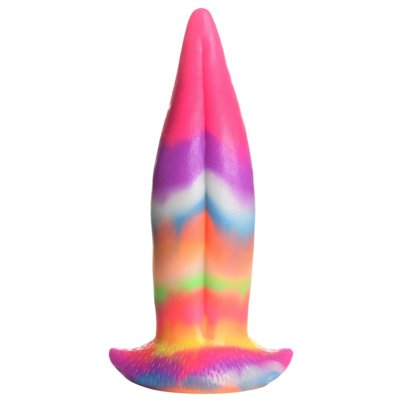 Creature Cocks Tongue - sötétben világító szilikon fantázia dildó (21 cm)